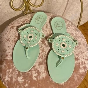 Jack Rogers Georgica Mint Jelly Sandals